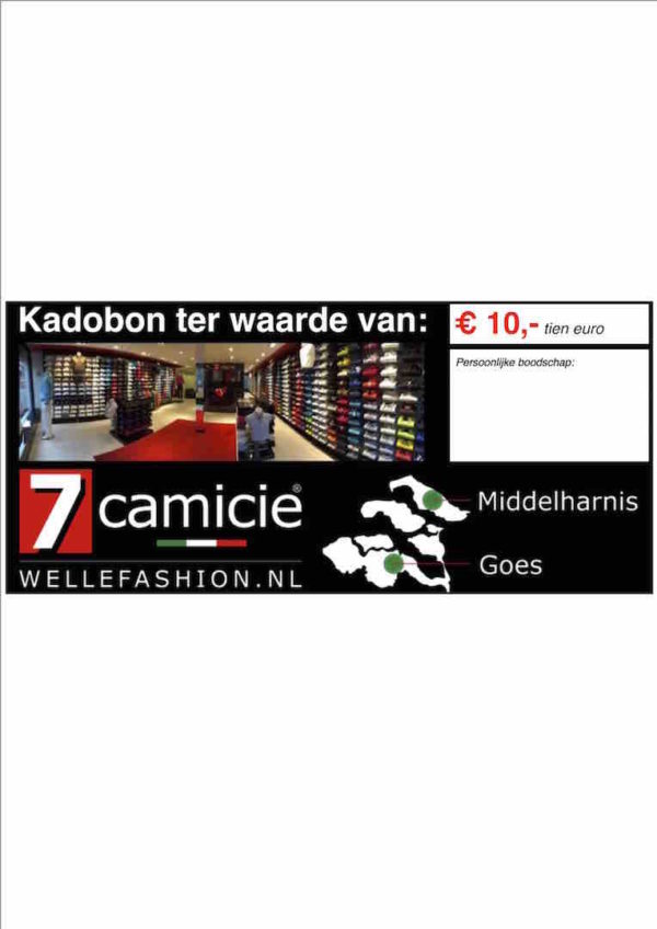 Kadobon € 10,-