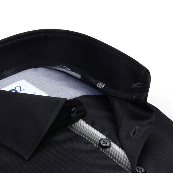 Shirt twill black - Afbeelding 2